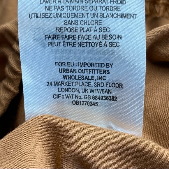 Free People Sz Medium Brown Crochet Knit Jumper OB1260345 - Picture 7 of 11